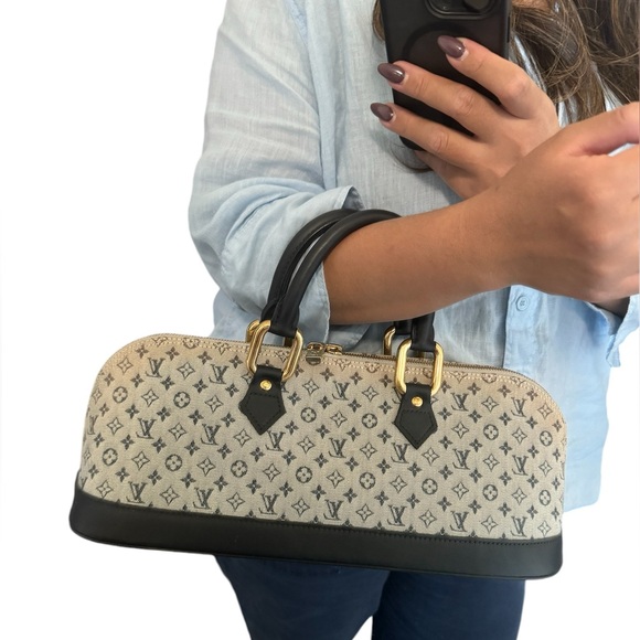 Louis Vuitton Monogram Mini Lin Alma Long Handbag - Picture 2 of 14